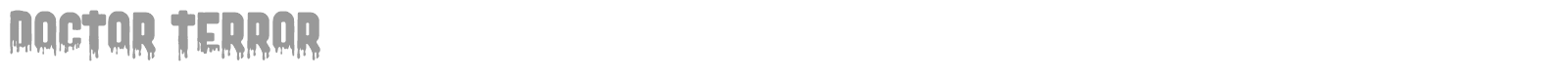 Doctor Terror font preview